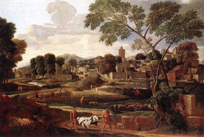 Nicolas Poussin Landscape with the Funeral of Phocion France oil painting art